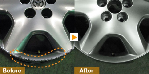 ハイパーホイールの傷