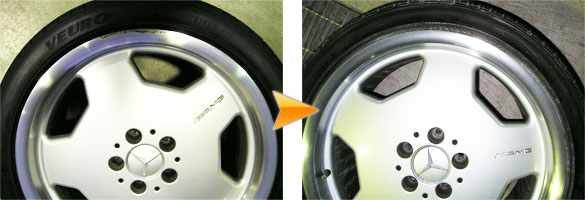 アルミホイール,修理