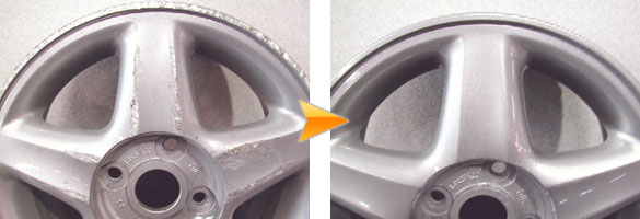 アルミホイール,修理